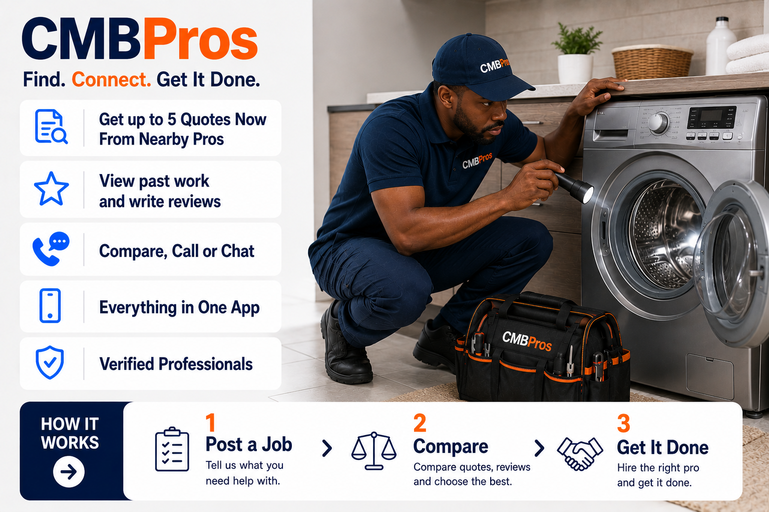 Washing machine repair technician in Lusaka