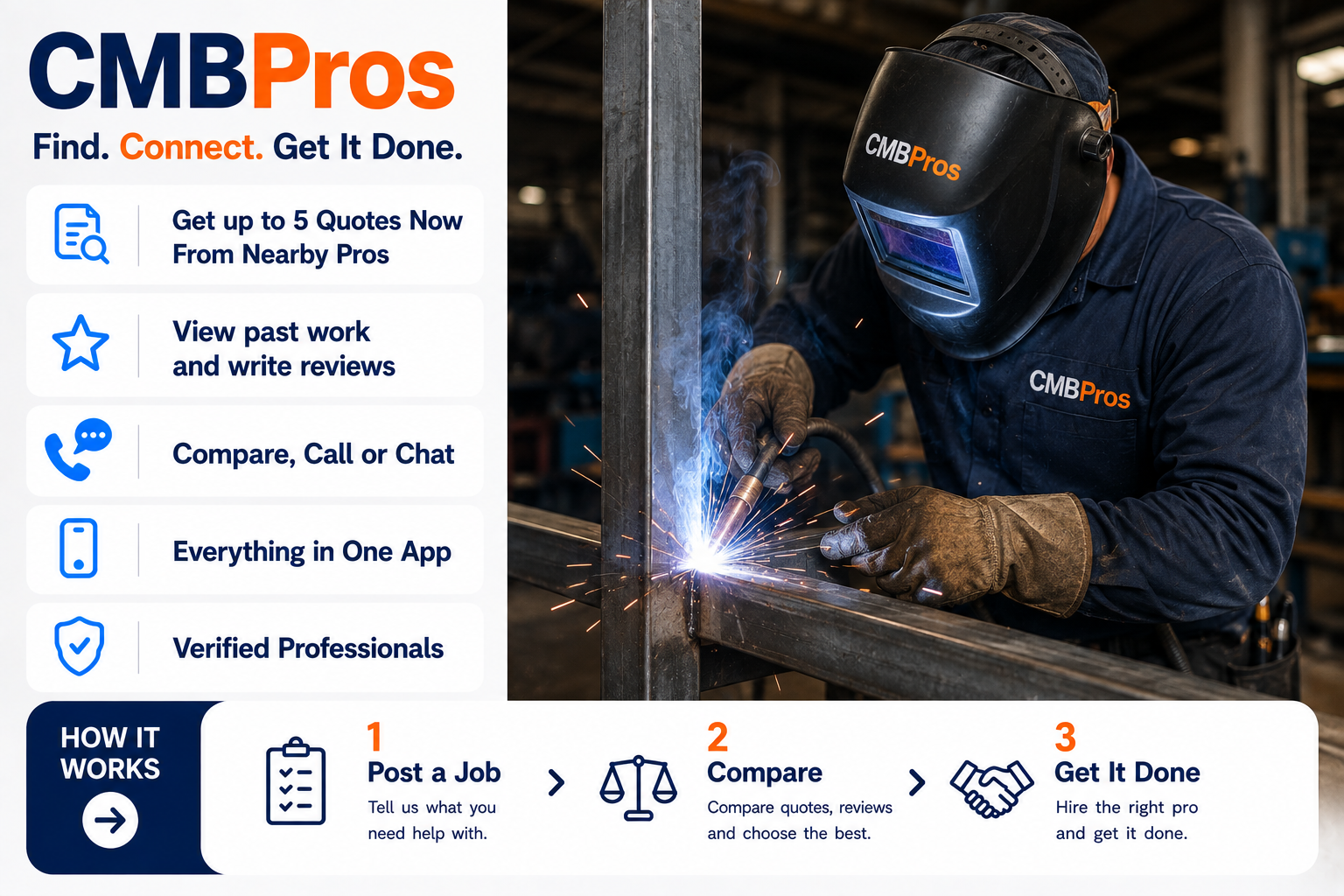 Welder building custom fabrication in Lusaka